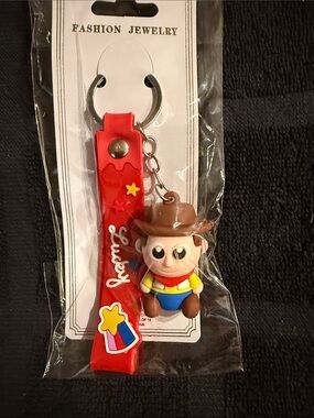 Red Cowboy Keychain ( Woody )Toy for Kids - Lucky